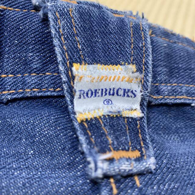 ビンテージ50'sオリジナルROEBUCKS 5ポケットデニム★激レア後付け メンズのパンツ(デニム/ジーンズ)の商品写真