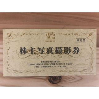 スタジオアリスの株主優待１枚(その他)