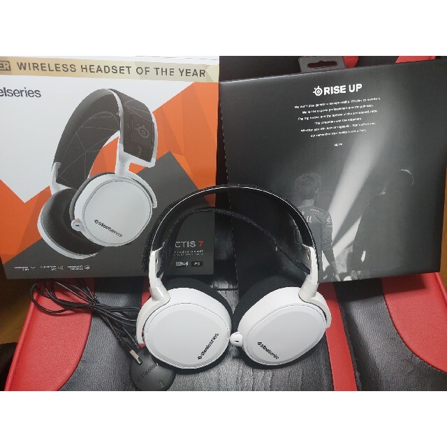 SteelSeries Arctis 7 2019 Edition Whiteスマホ/家電/カメラ