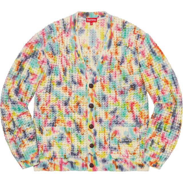 supreme waffle knit cardigan シュプリーム カーディガン