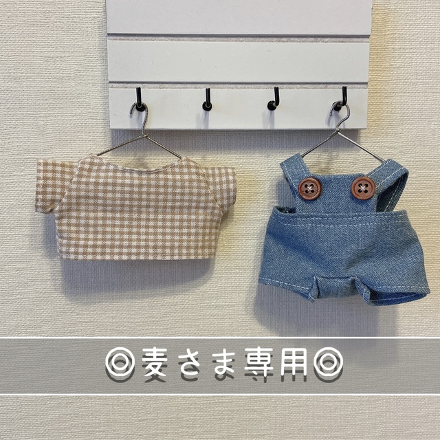 ◎麦さま専用◎ちびぬい サロペット＆Ｔシャツ ハンドメイドのハンドメイド その他(その他)の商品写真