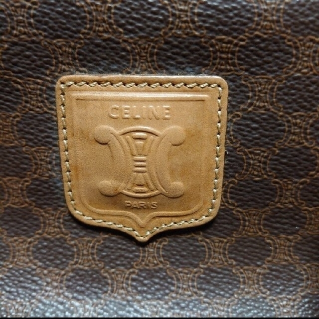 CELINE マカダム柄 ミニハンドバッグ