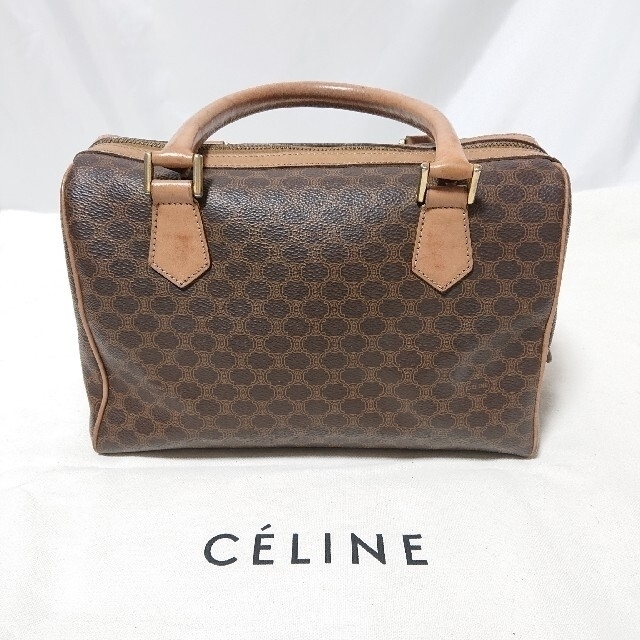 CELINE マカダム柄 ミニハンドバッグ