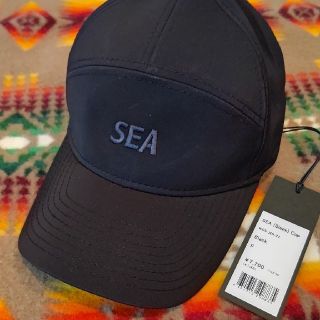 ロンハーマン(Ron Herman)の【新品未使用】WIND AND SEA CAP 黒(キャップ)