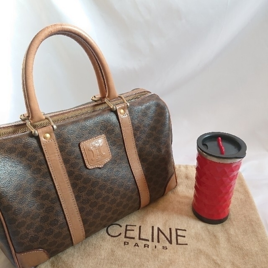 CELINE マカダム柄 ミニハンドバッグ 8