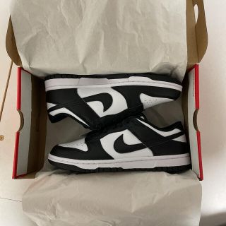 ナイキ(NIKE)のW NIKE DUNK LOW BLACK WHITE (スニーカー)