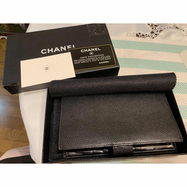 CHANEL(シャネル)のシャネル　キャビアスキン　長財布 レディースのファッション小物(財布)の商品写真