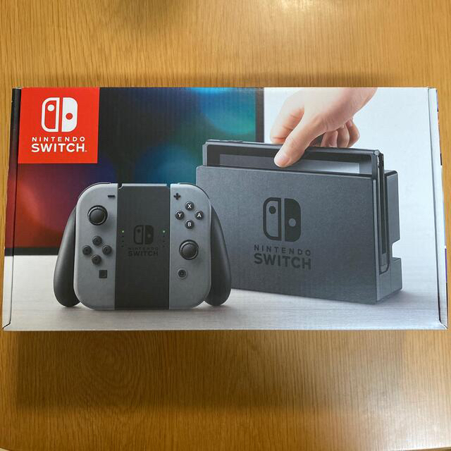 Nintendo Switch グレー 本体  ケース・保護フィルム付き