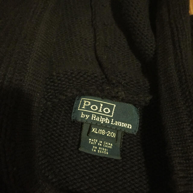 Ralph Lauren(ラルフローレン)のラルフローレン ヴィンテージ 星条旗 ニット フーディー メンズのトップス(ニット/セーター)の商品写真