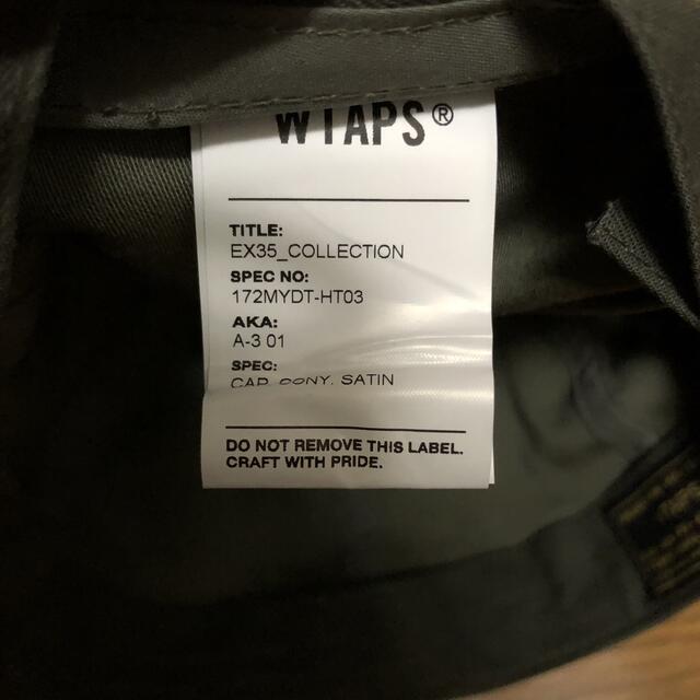 W)taps(ダブルタップス)の希少 WTAPS EX35 A3 01 CAP OLIVE DRAB  メンズの帽子(キャップ)の商品写真