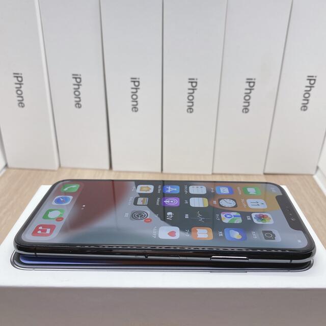 iPhone(アイフォーン)のiPhone X  256 GB 本体　SIMフリー　【A】【超美品】　100% スマホ/家電/カメラのスマートフォン/携帯電話(スマートフォン本体)の商品写真