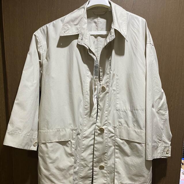 UNIQLO(ユニクロ)のユニクロ　コットンロングコート　ゆったりサイズ レディースのジャケット/アウター(ロングコート)の商品写真