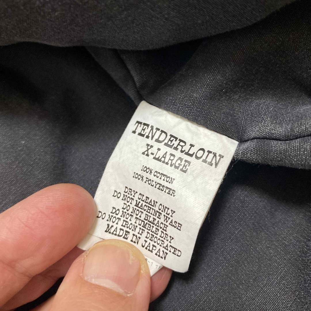 TENDERLOIN(テンダーロイン)のテンダーロイン tenderloin ATXジャケット　中綿　ダウン　黒　XL メンズのジャケット/アウター(ナイロンジャケット)の商品写真