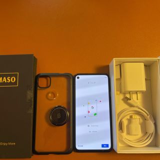 グーグルピクセル(Google Pixel)のpixel 4a(SIMフリー)+フィルムカバー(予備あり)+ケース+リング(スマートフォン本体)