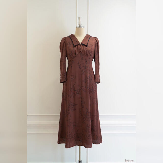 herlipto Limoges Vintage Satin Dress レディースのワンピース(ロングワンピース/マキシワンピース)の商品写真