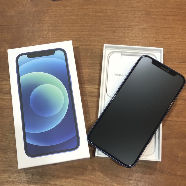 最安値に挑戦】 iPhone - 新品SIMフリーiPhone12mini本体64gbブルー 残