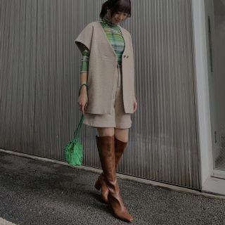 アメリヴィンテージ(Ameri VINTAGE)のAMERI アメリヴィンテージ　CENTER LINE LONG BOOTS(ブーツ)