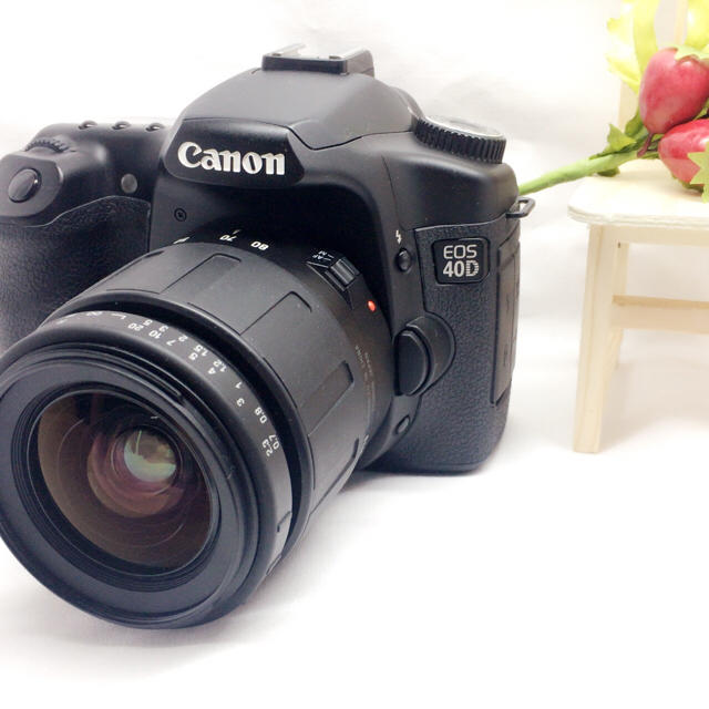 Canon(キヤノン)のちぃまる様 お取り置き専用⭐︎Canon 40D⭐︎初心者にもオススメ⭐︎ スマホ/家電/カメラのカメラ(デジタル一眼)の商品写真