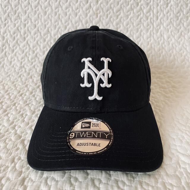 NEW ERA(ニューエラー)の【新品】ニューエラ ニューヨークメッツ 9TWENTY 黒 調節可能 キャップ メンズの帽子(キャップ)の商品写真