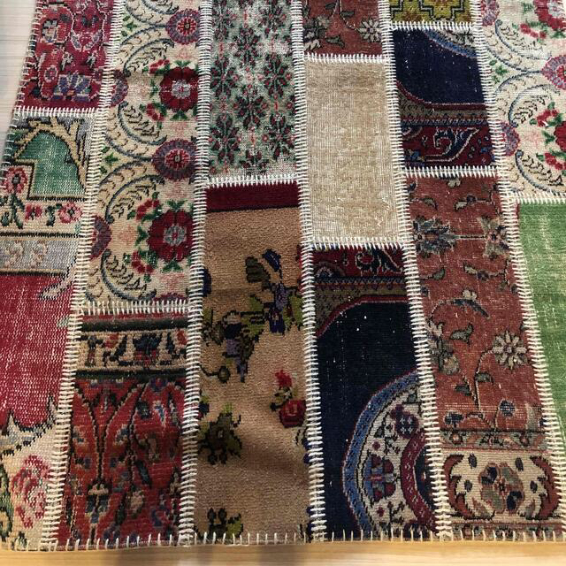 vintage rug パッチワークラグ