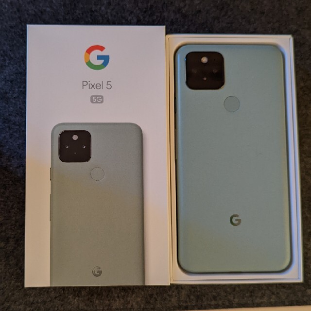 Google Pixel5（128GB）純正ケース付き