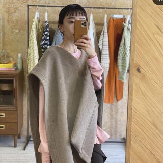 MEER. Wool city cape(BE)　(ポンチョ)