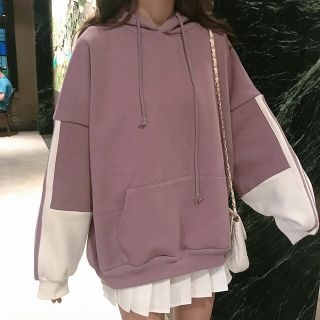 ザラ(ZARA)の【即発送可】ダボかわ♡ ビッグシルエット パーカー オーバーサイズ 韓国(パーカー)