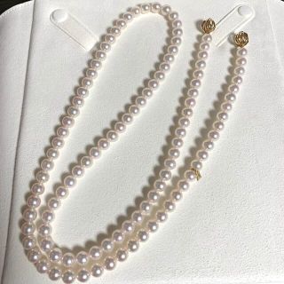 ミキモト(MIKIMOTO)の【ご専用】ミキモトインフィニティパックマンロングネックレスK18 7.6-8mm(ネックレス)