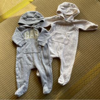 ベビーギャップ(babyGAP)のBaby GAP カバーオール２点セット(カバーオール)