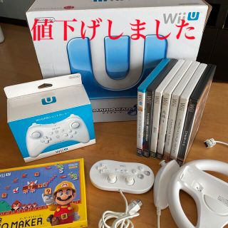 ウィーユー(Wii U)のWii U本体マリオカート8内臓　コントローラー　ソフト　(家庭用ゲーム機本体)