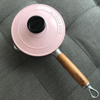 ルクルーゼ(LE CREUSET)の春桜様専用　　シャスール　ミルクパン　ピンク　片手鍋(鍋/フライパン)