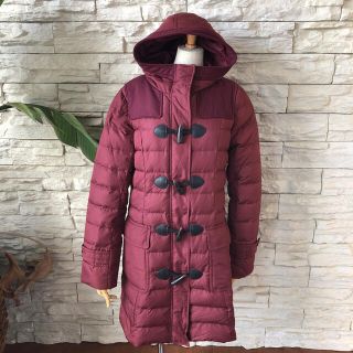 B53 古着 レディース ダウン ロング コート FILA フィラゴルフ-