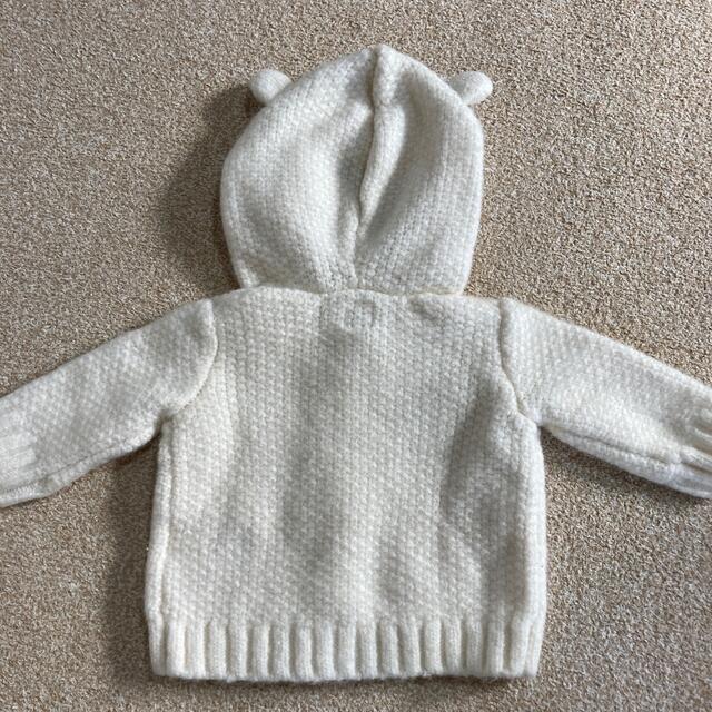 babyGAP(ベビーギャップ)のgap ベビー　くまニットカーディガン キッズ/ベビー/マタニティのベビー服(~85cm)(カーディガン/ボレロ)の商品写真