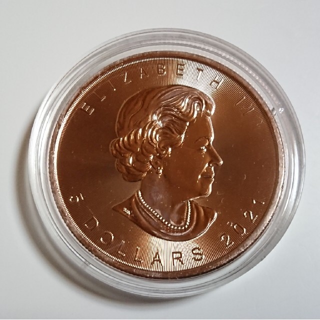 メイプルリーフ・ローズゴールドコイン (シルバープルーフ) 500枚限定品