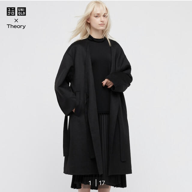 【UNIQLO×Theory】ウールブレンドコート　Mサイズジャケット/アウター