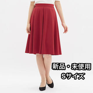 ジーユー(GU)の【GU】イージーポンチスカート Sサイズ(ひざ丈スカート)