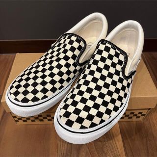 ヴァンズ(VANS)のVANS スリッポン　チェッカー(スニーカー)