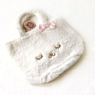 マザウェイズ(motherways)の新品 未使用　motherways マザウェイズ ハンドバッグ ねむりねこ 白(トートバッグ)