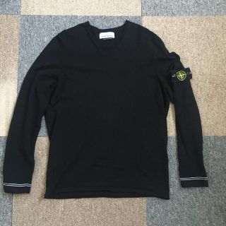 ストーンアイランド(STONE ISLAND)の専用ページ　美品　ストーンアイランド Vネックセーター　L(ニット/セーター)