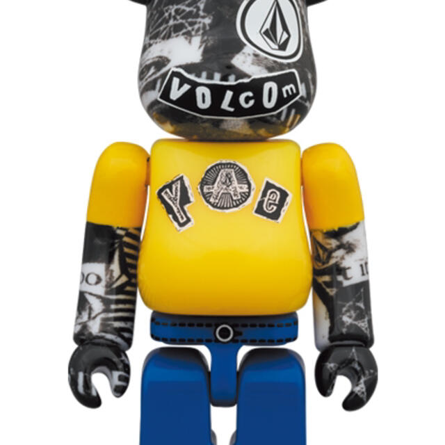 MEDICOM TOY(メディコムトイ)のBe@rbrick   Volcom MEDICOM TOY400%100%新品 エンタメ/ホビーのフィギュア(その他)の商品写真