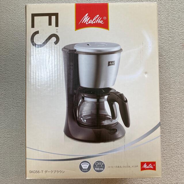 Melitta コーヒーメーカー SKG56/T スマホ/家電/カメラの調理家電(コーヒーメーカー)の商品写真