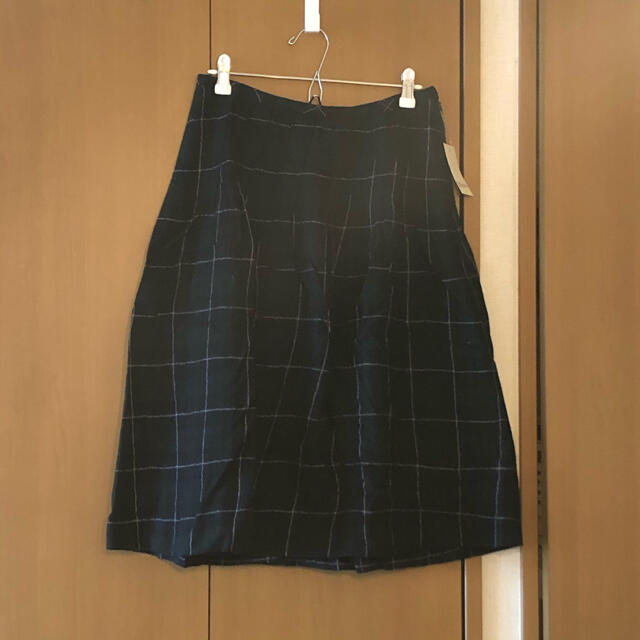 MUJI (無印良品)(ムジルシリョウヒン)の無印良品 ウールガーゼタックスカート レディースのスカート(ひざ丈スカート)の商品写真