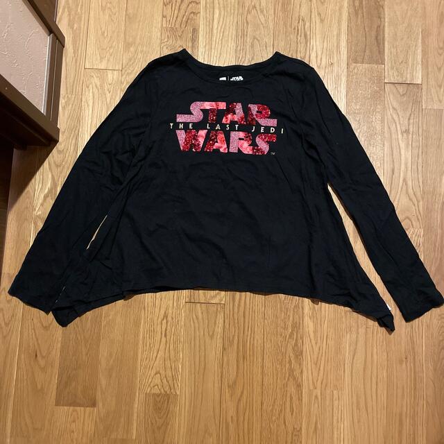 GAP(ギャップ)のGAP スターウォーズ　ロンT ブラック　140 キッズ/ベビー/マタニティのキッズ服女の子用(90cm~)(Tシャツ/カットソー)の商品写真