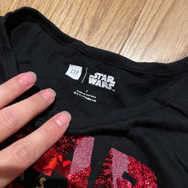 GAP(ギャップ)のGAP スターウォーズ　ロンT ブラック　140 キッズ/ベビー/マタニティのキッズ服女の子用(90cm~)(Tシャツ/カットソー)の商品写真