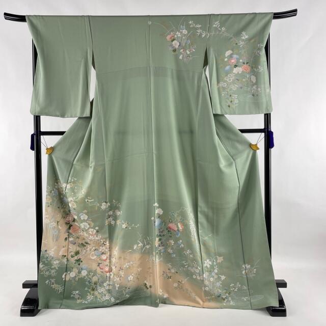 訪問着 美品 名品 身丈171.5cm 裄丈70cm 正絹 【中古】 高品質 www