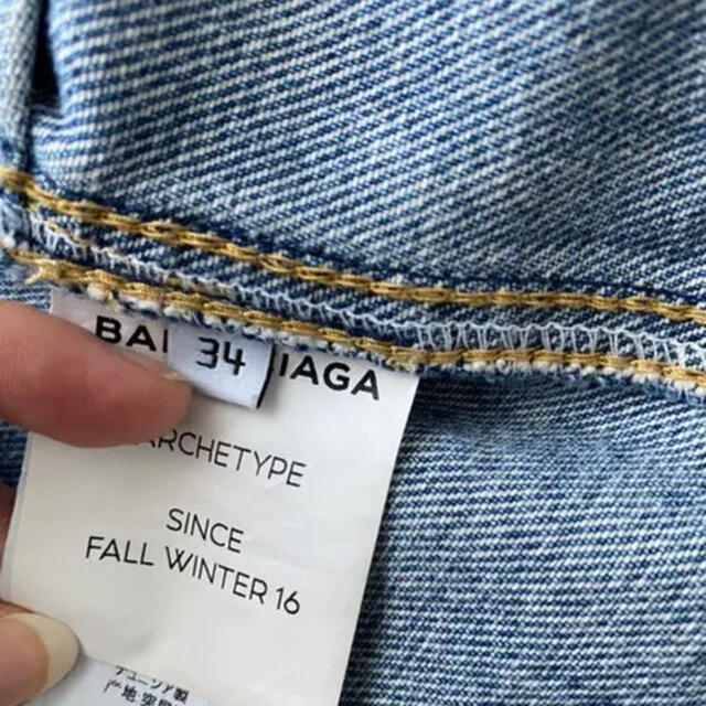 BALENCIAGA - バレンシアガ デニムジャケット Gジャンの通販 by BALENCIAGA - バレンシアガ デニムジャケット Gジャンの通販 by