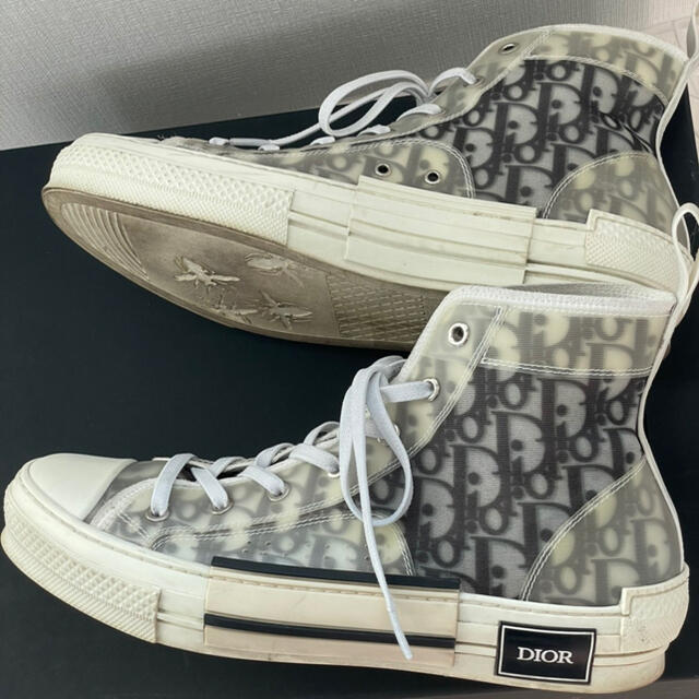 DIOR B23 ディオール大人気定番ハイカット　スニーカー　オブリーク