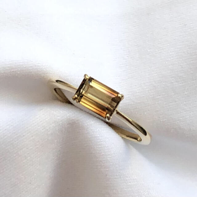 正規品販売! BIZOUXビズー バイカラークリソベリル 18K リング セラム