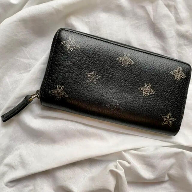 安いそれに目立つ GUCCI 最安挑戦! グッチ 長財布 GUCCI 財布 蜂 Bee