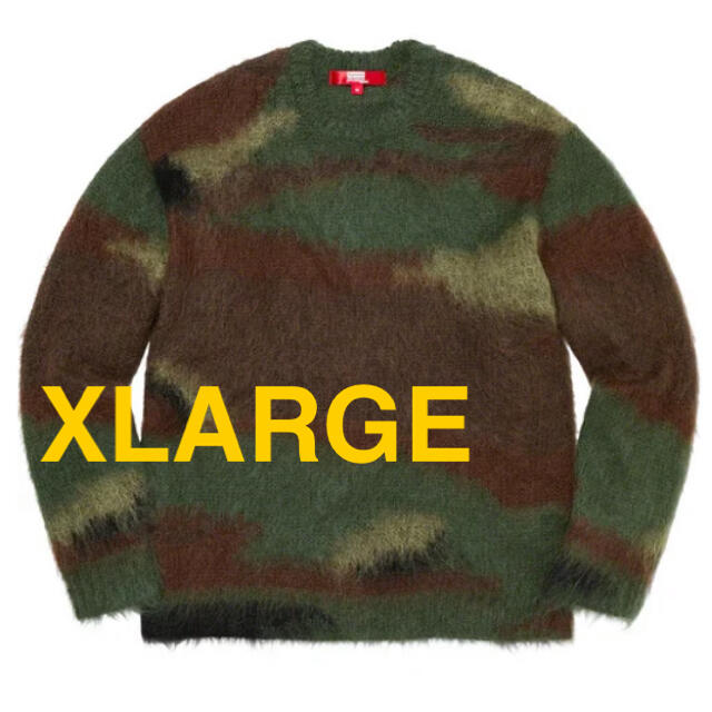 Supreme junya brushed camo sweater XLトップス